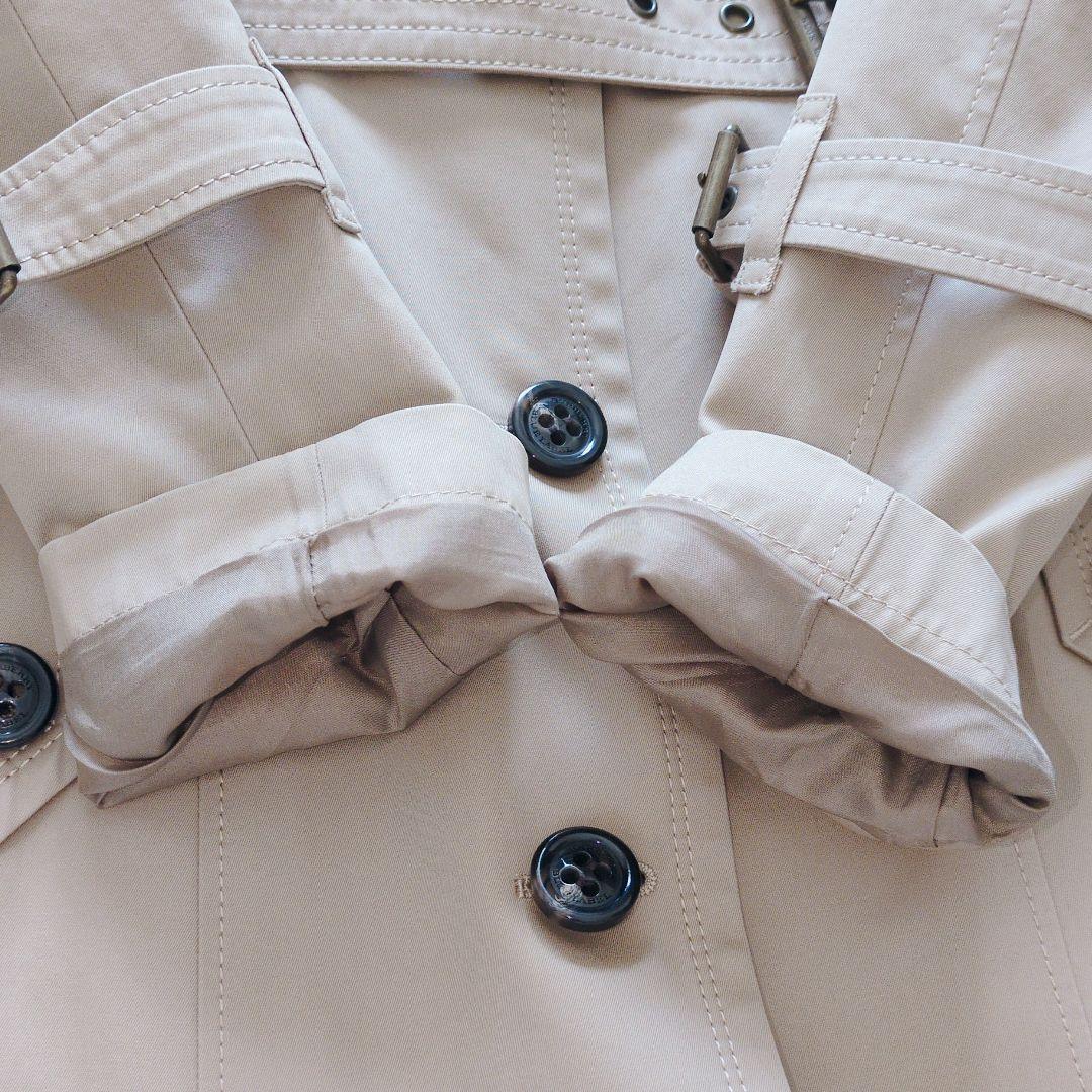 バーバリーブルーレーベル　トレンチコート　ノバチェック　シングル　ベージュ