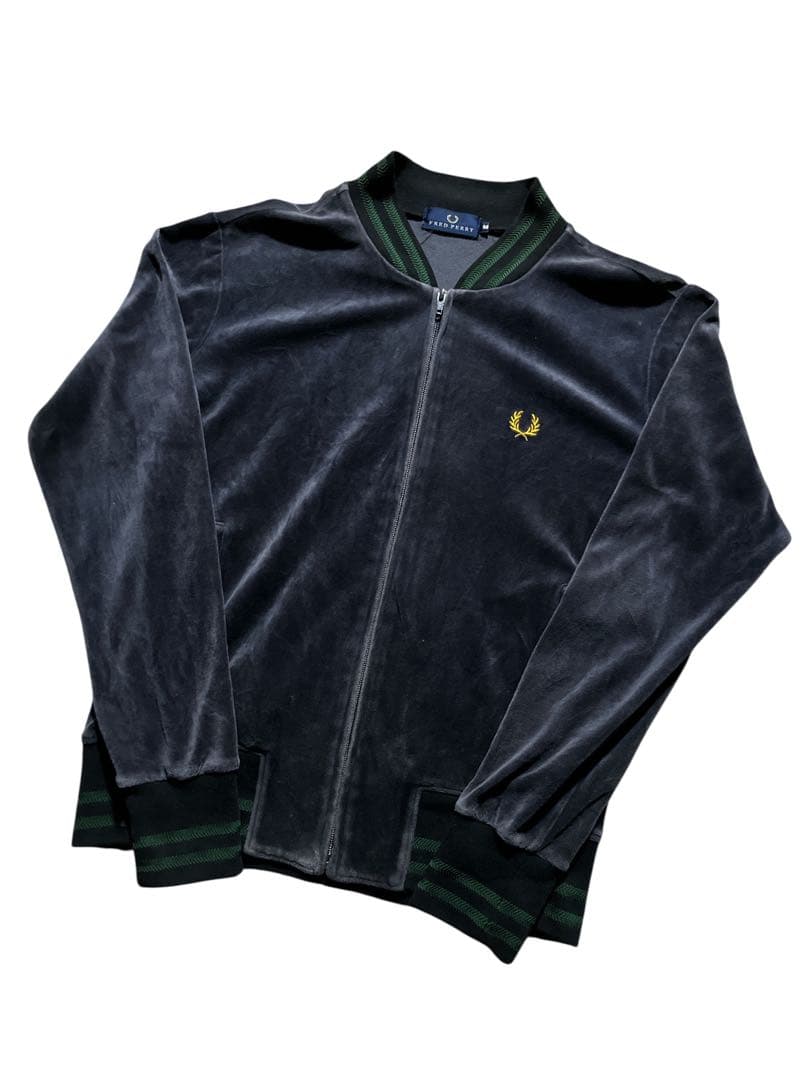 り*様 FRED PERRY フレッドペリー ベロア トラックジャケット M
