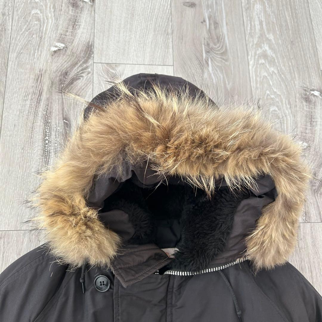 SPIEWAK N3B フライトジャケット 38 黒 リアルファー アメリカ製