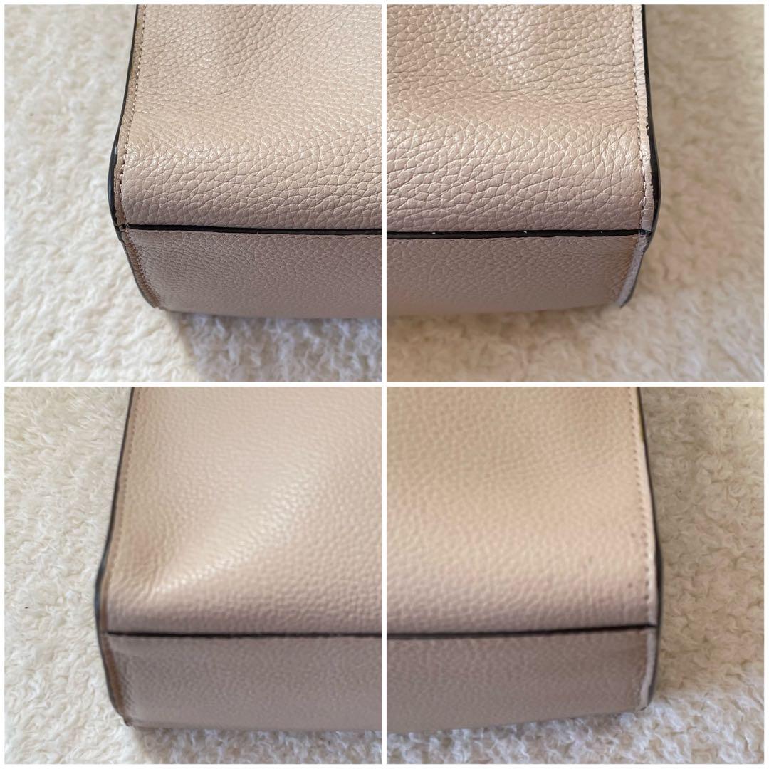 FURLA トートバッグ 2way ショルダーバッグ 肩掛け ベージュ系