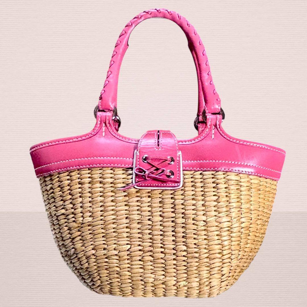 ✨美品✨ COACH カゴバッグ バタフライストロー 肩掛け 可愛い