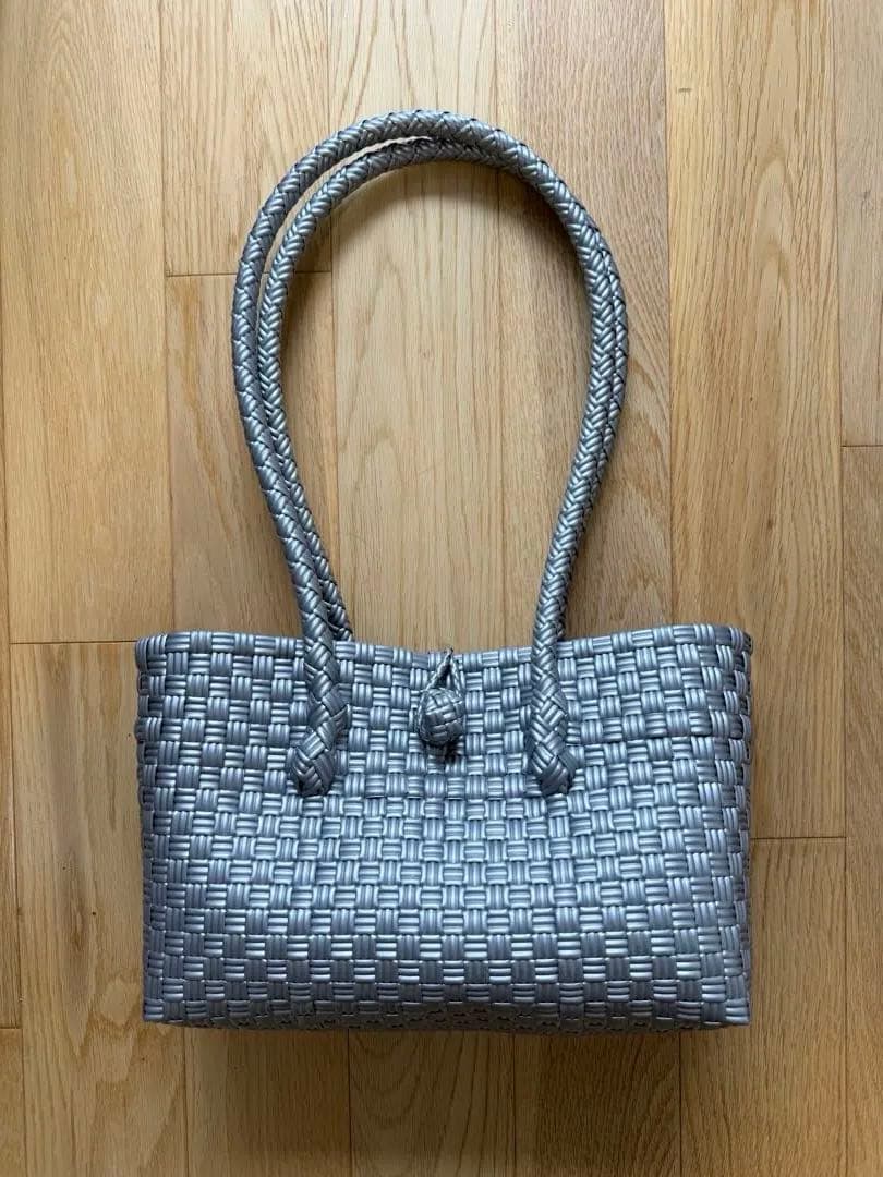 バッグ MEKEARISA Panini gingham llic silver
