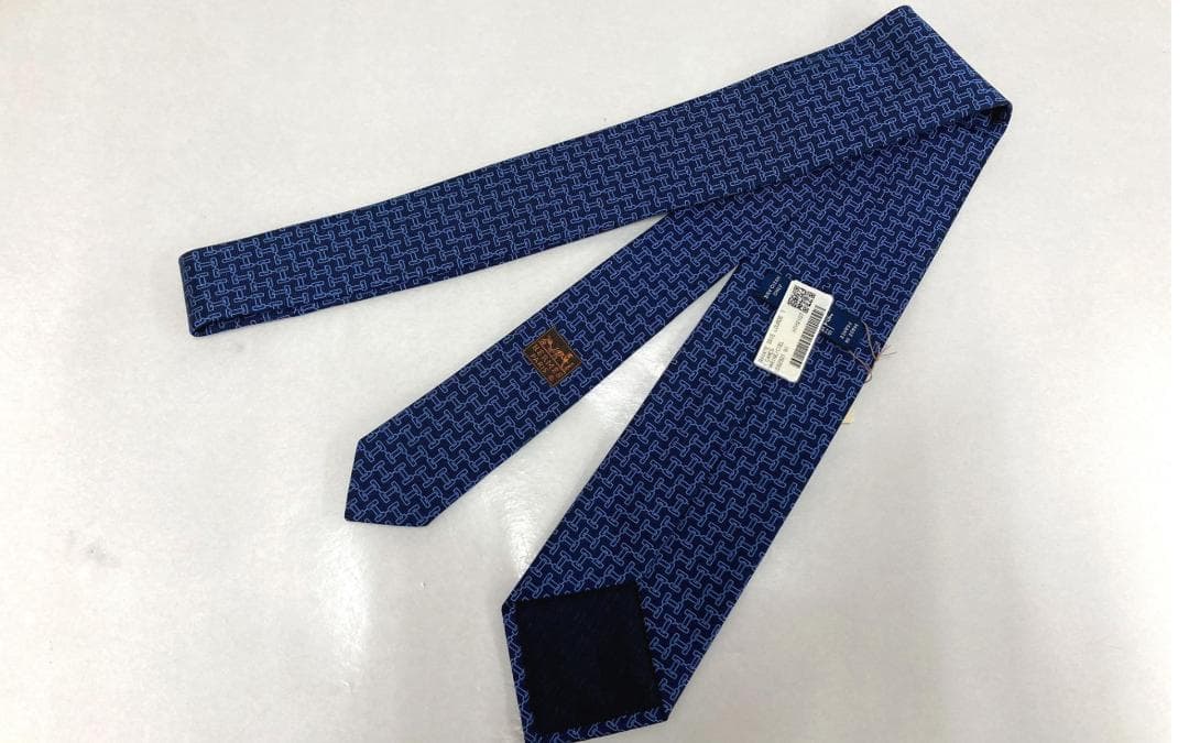 HERMES（エルメス） ネクタイ 幾何学模様 箱付き