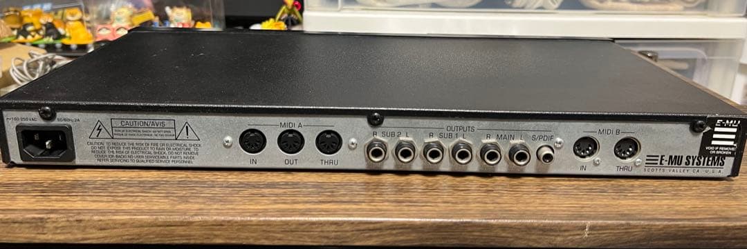 即配送 E-mu Systems Proteus 2000 電源コードセット