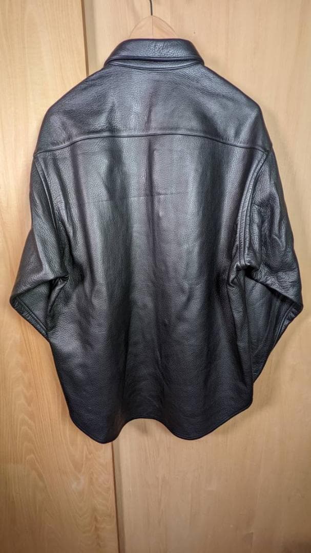 H BEAUTY & YOUTH ディア スキン 鹿革 レザー ジャケット