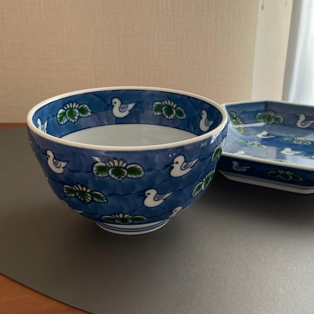 源右衛門窯　源右衛門飯碗　小どんぶり/中皿