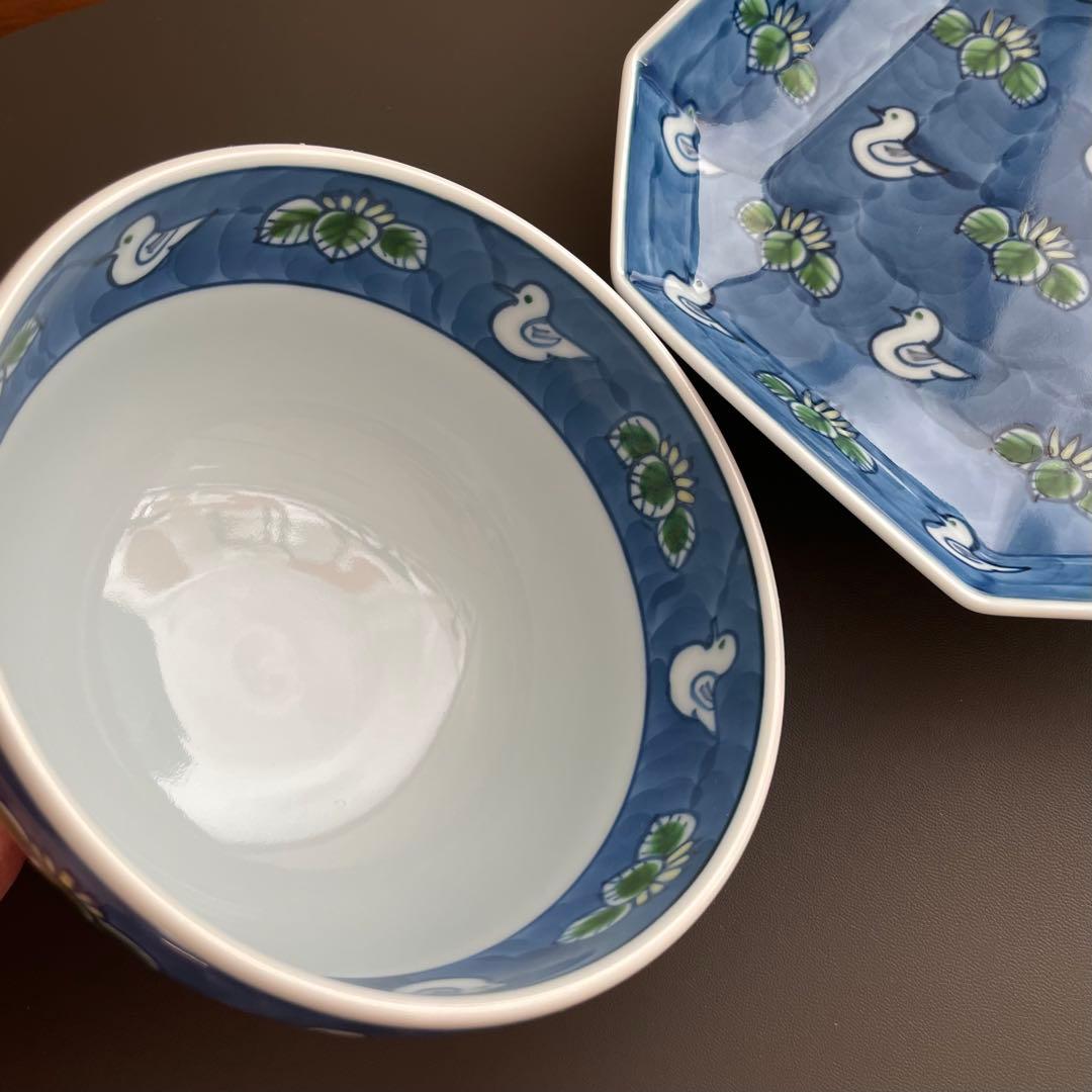 源右衛門窯　源右衛門飯碗　小どんぶり/中皿