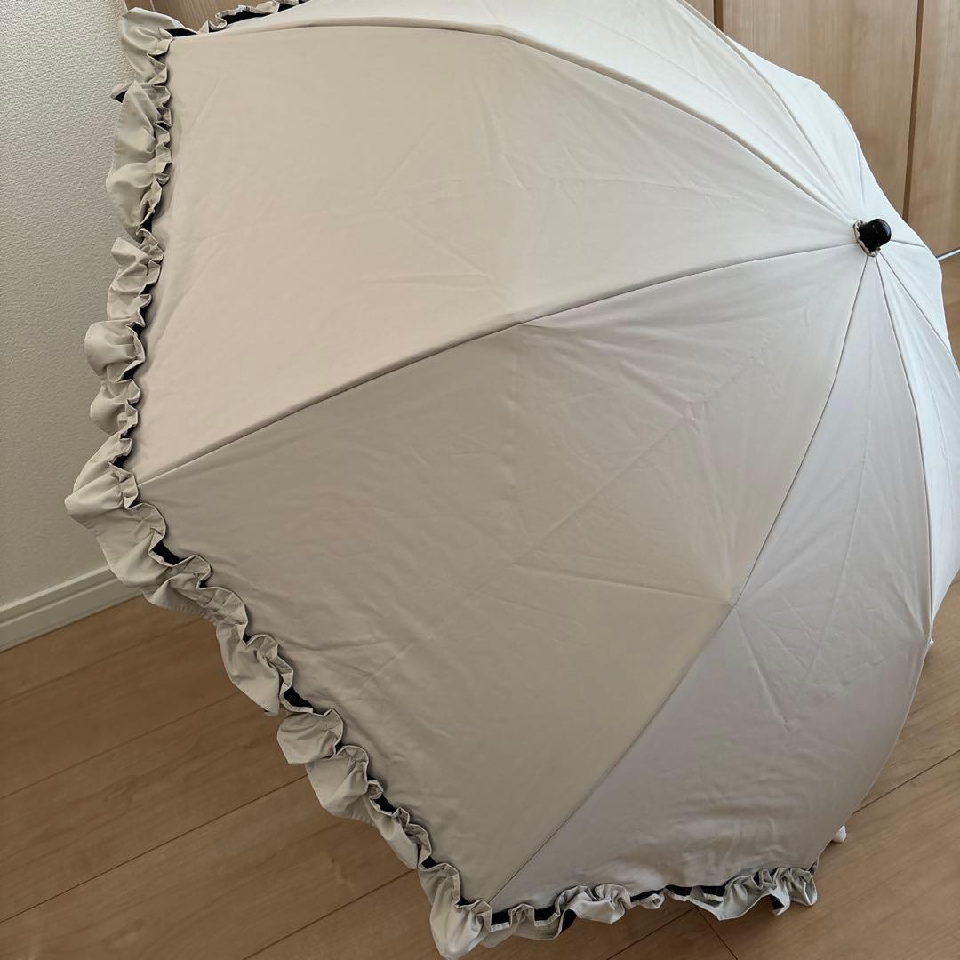 週末SALE✨【芦屋ロサブラン】日傘 完全遮光 100％ 折りたたみ 2段