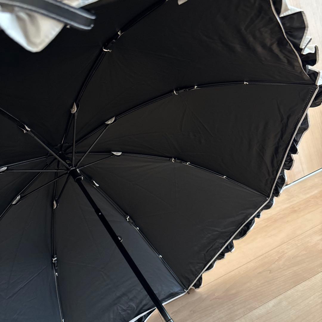 週末SALE✨【芦屋ロサブラン】日傘 完全遮光 100％ 折りたたみ 2段
