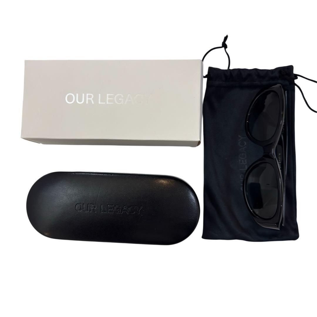 OUR LEGACY サングラス　M.UNWOUND サングラス 黒 オーバル