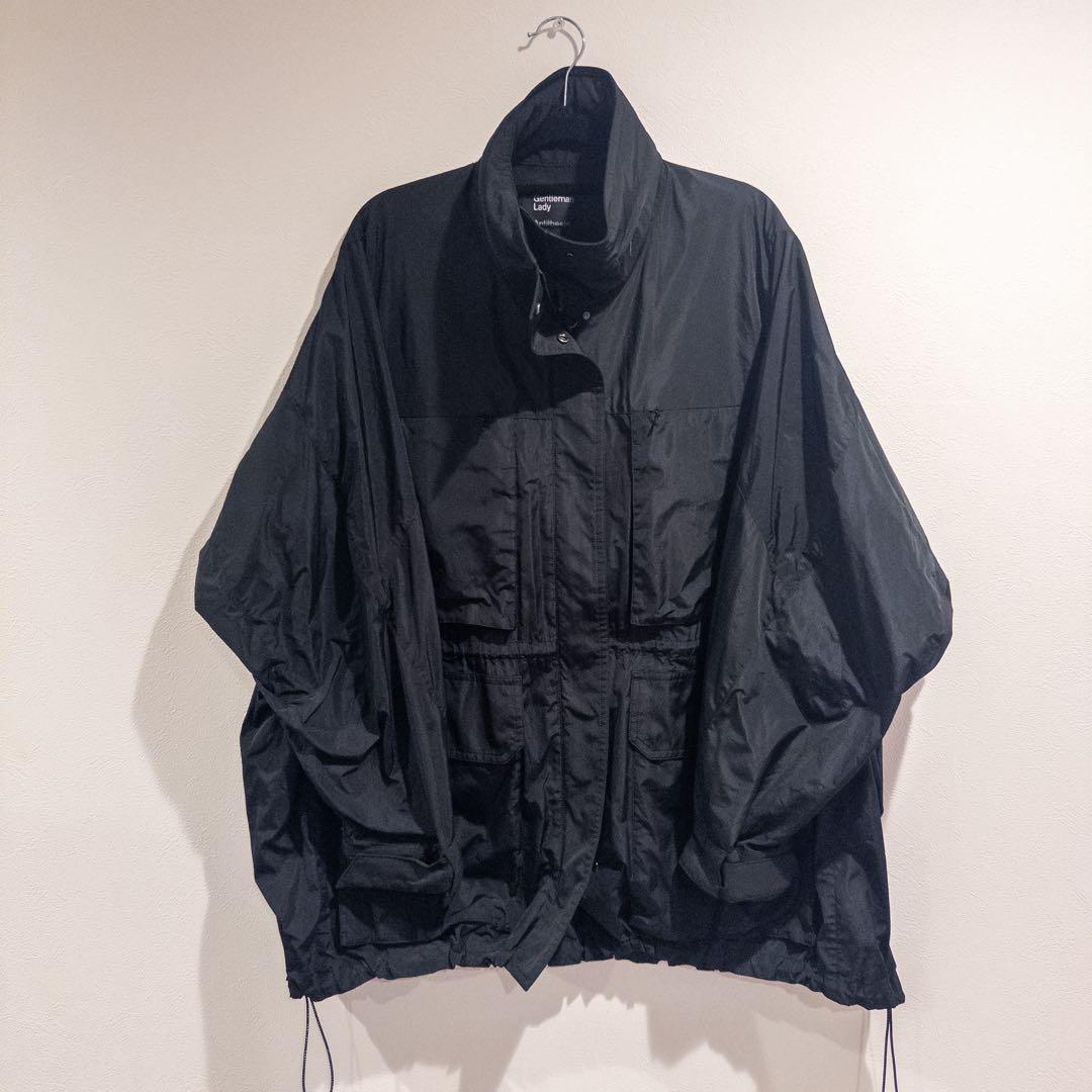 美品_CHAOS_ プリズムライトブルゾン_BLACK