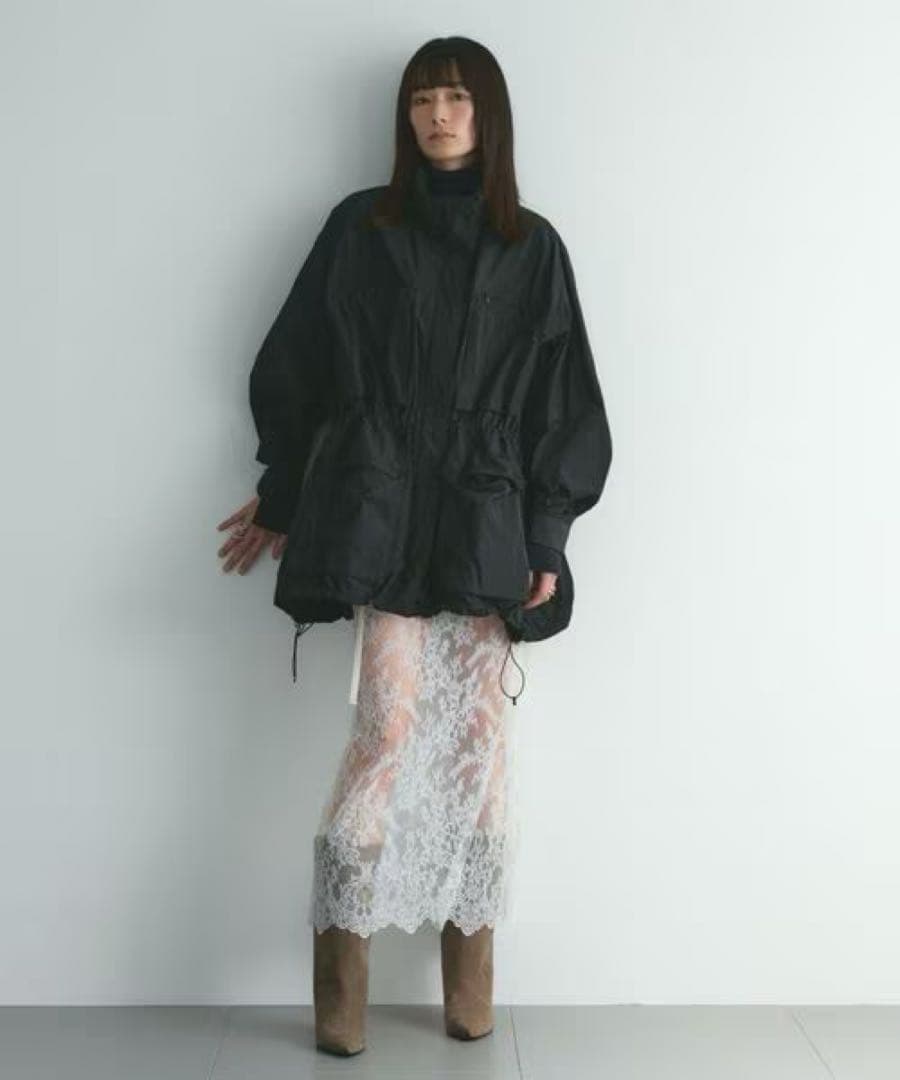 美品_CHAOS_ プリズムライトブルゾン_BLACK