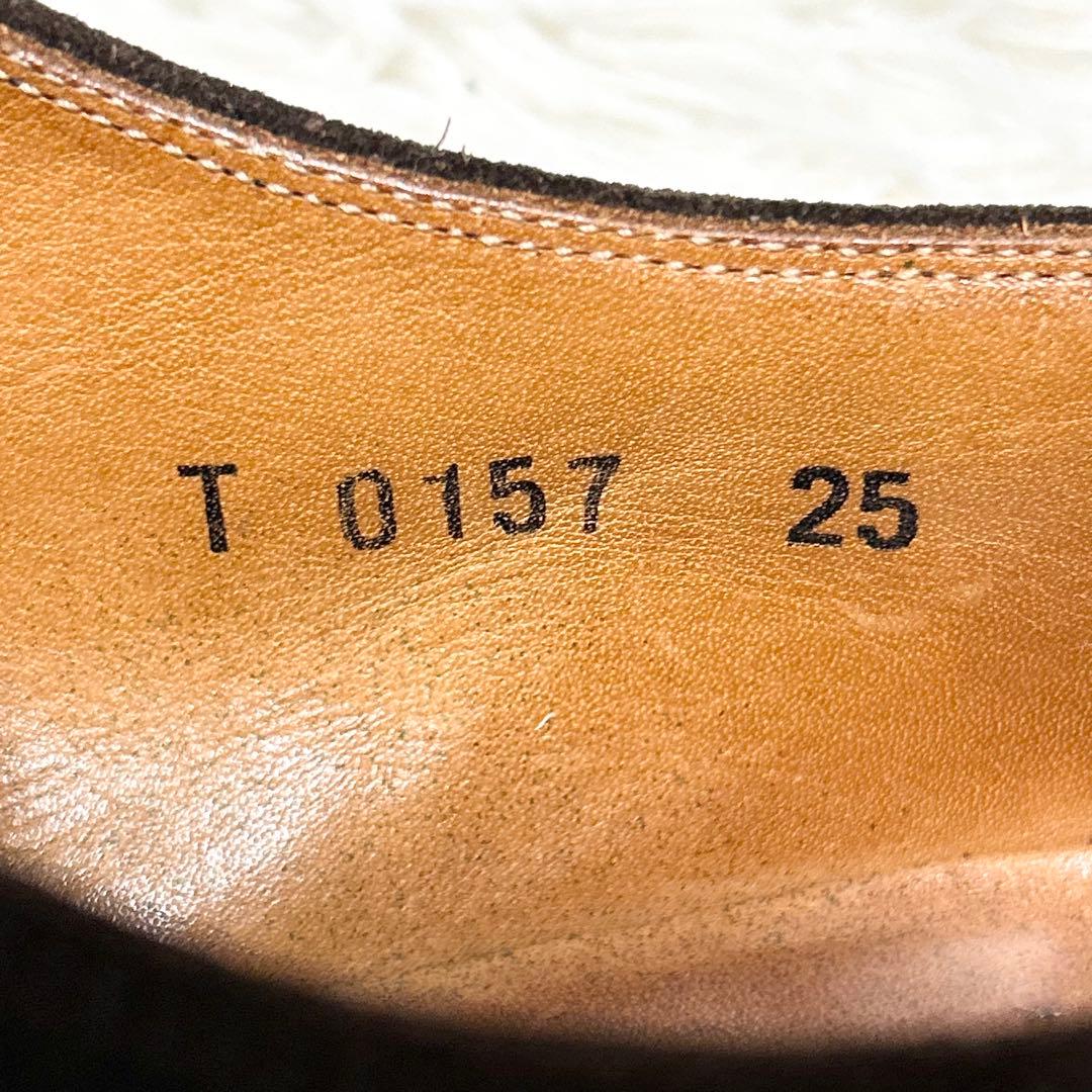 ✨良品✨SCOTCH GRAIN F-910ダブルモンク ブラウン レザー25㎝