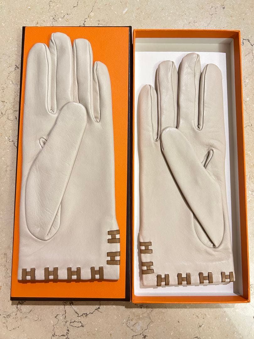 紫月夜　エルメス　手袋