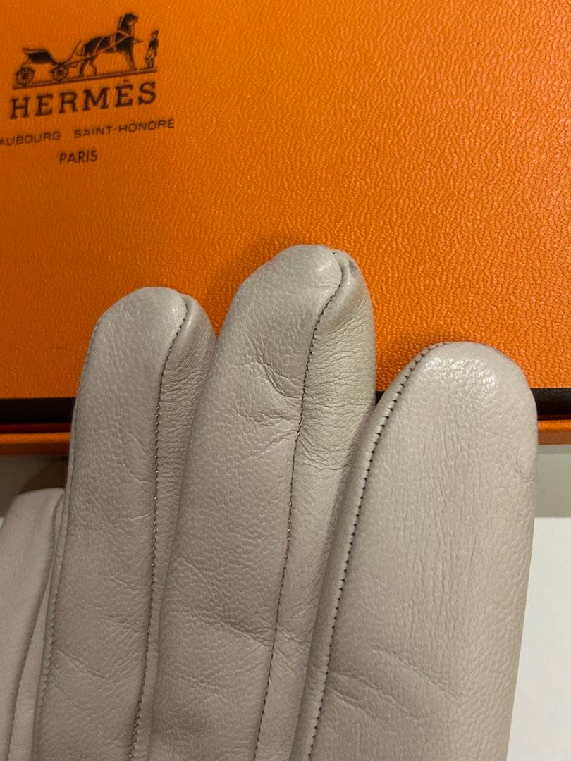 紫月夜　エルメス　手袋