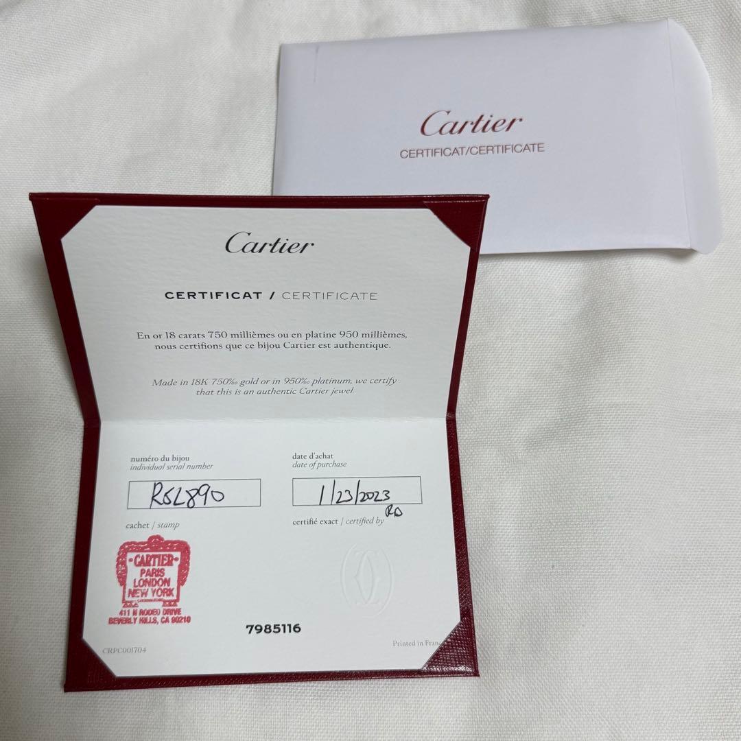 Cartier ダムール SM ネックレス ピンクゴールド 専用ケース付き