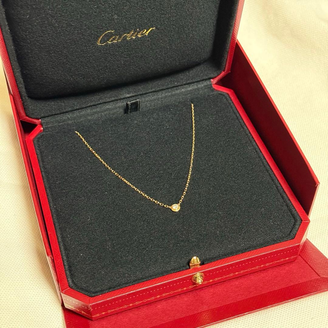 Cartier ダムール SM ネックレス ピンクゴールド 専用ケース付き
