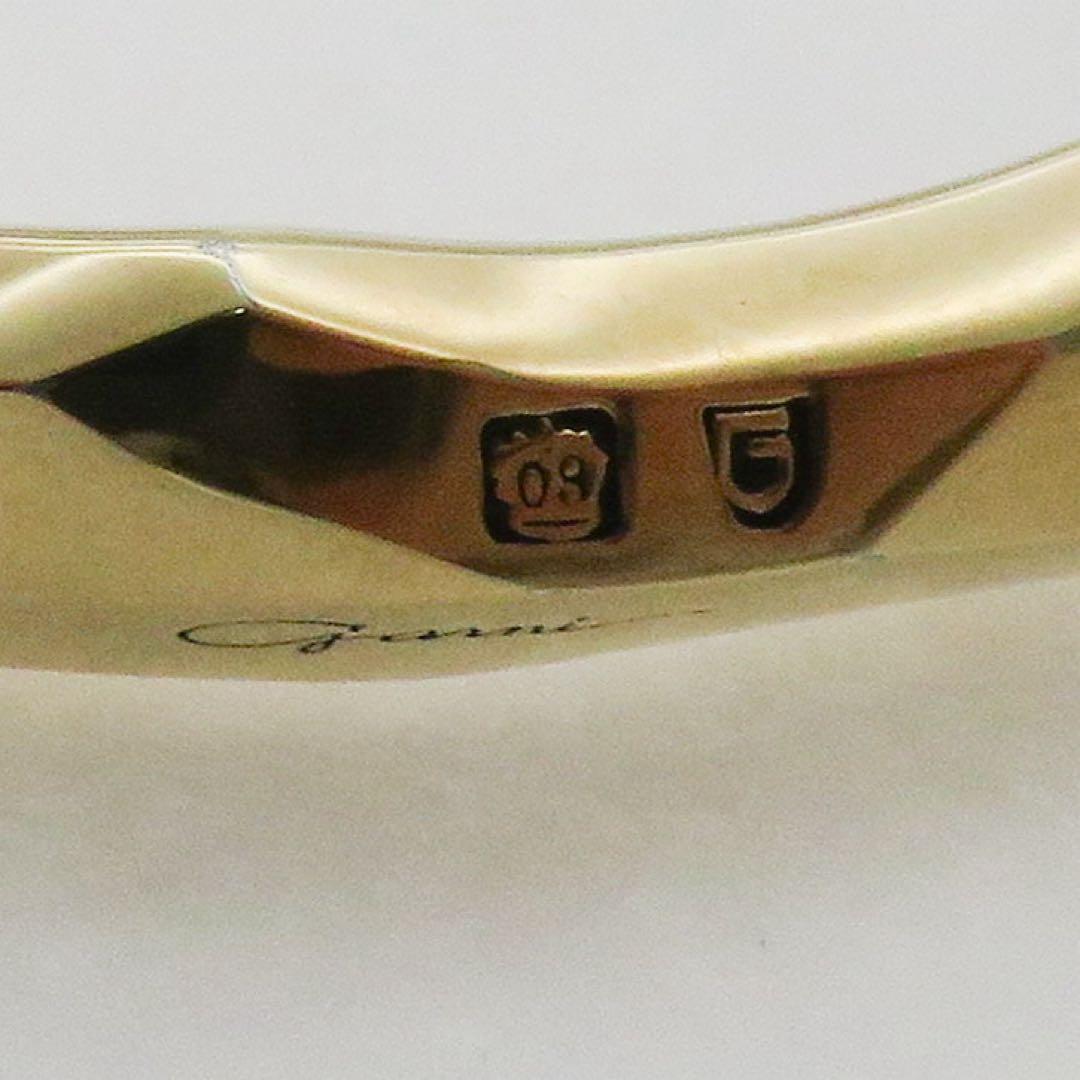 レ*ー様 GARNI ガルニ バングル シルバー　ゴールド仕上げ 約49g