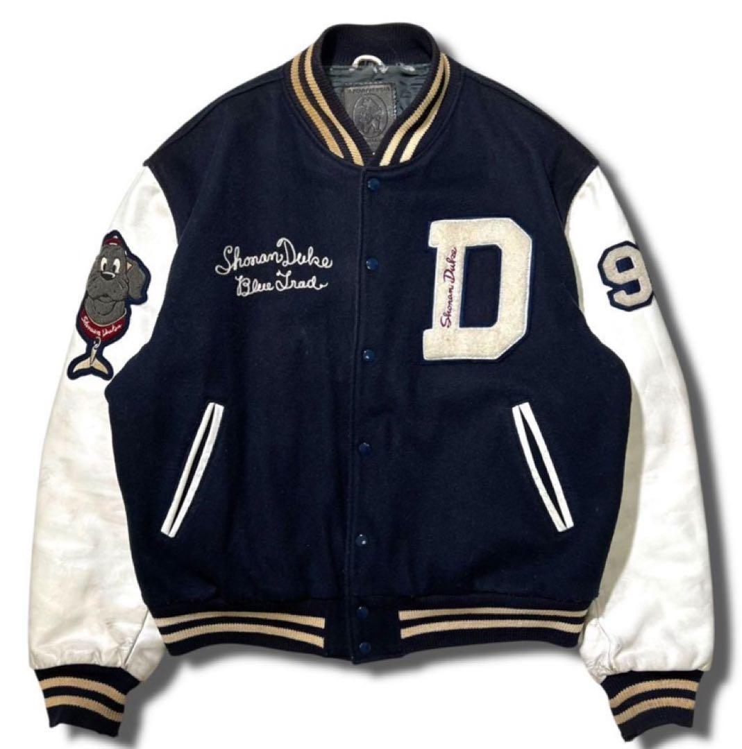 90s 希少 ショーナンボー USA製 ゴールデンベア 袖革 スタジャン XL