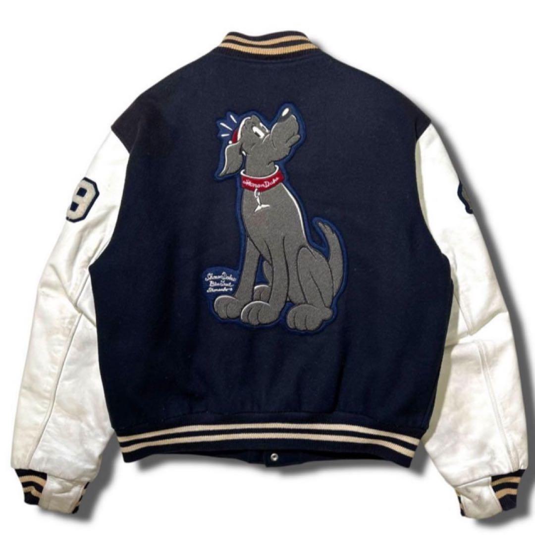 90s 希少 ショーナンボー USA製 ゴールデンベア 袖革 スタジャン XL