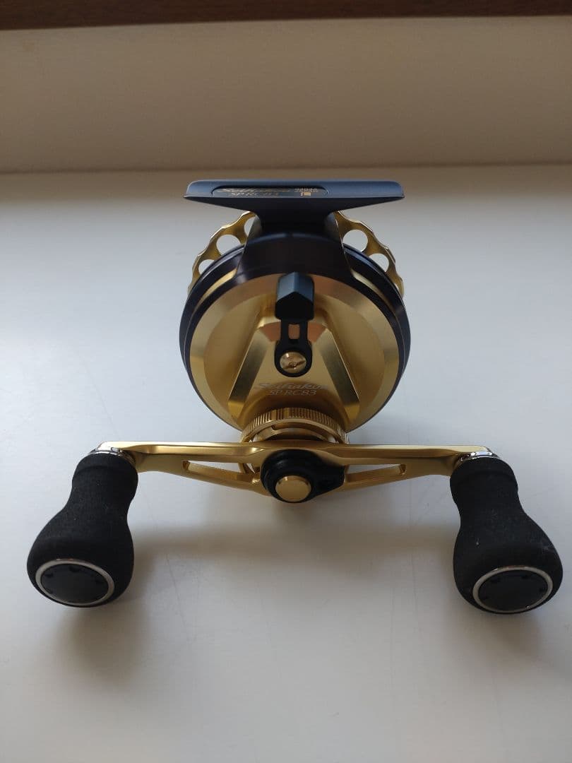 筏カセ SHIMANO セイハコウSPRC83 レフトハンドル ゴールド