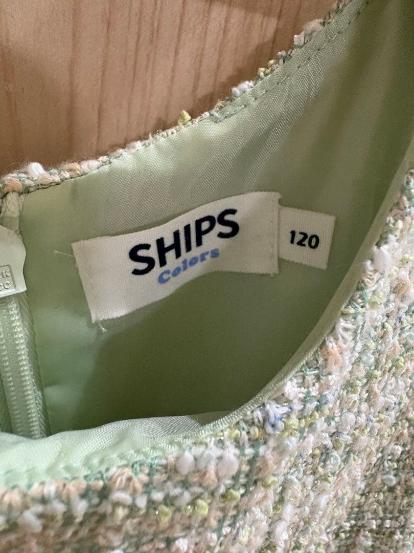 ミントグリーン ドレスとジャケットセット