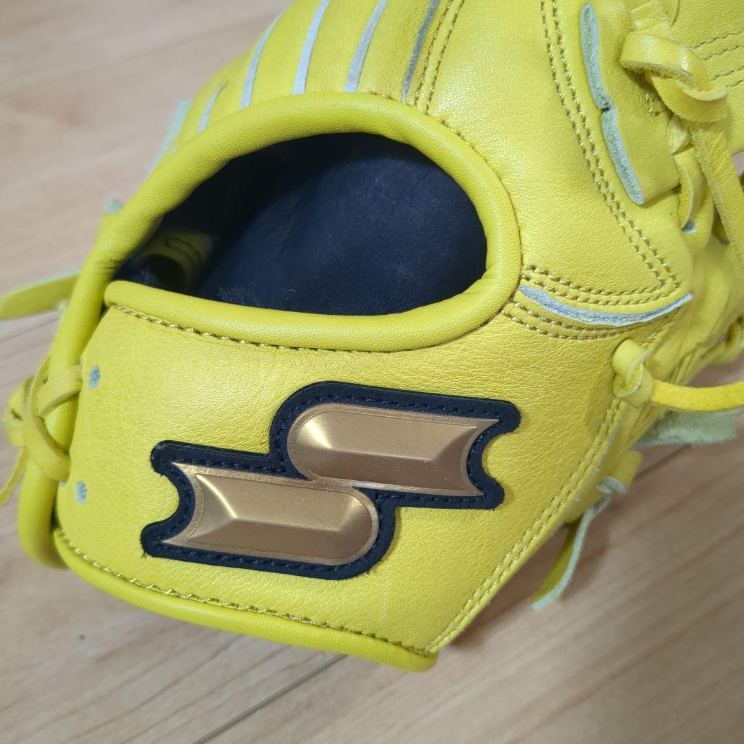 少年軟式野球グローブ イエロー