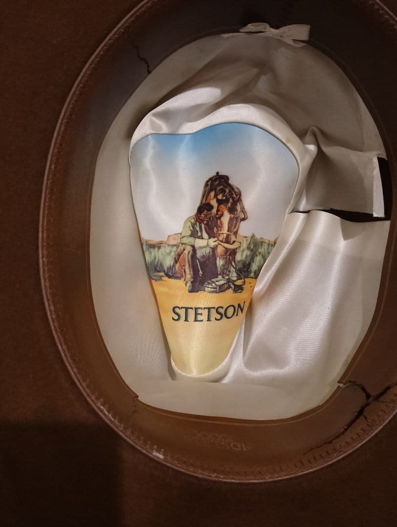 s*a様 ヴィンテージ　ステットソン4Xビーバーハット　ウエスタンハットJBSピ