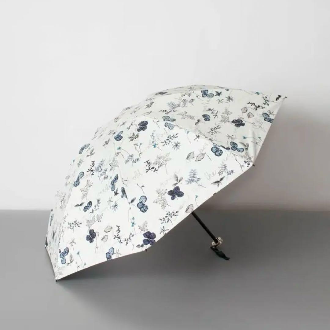 【タグ付き】JILL STUART 晴雨兼用 折り畳み傘（ボタニカル柄） 日傘