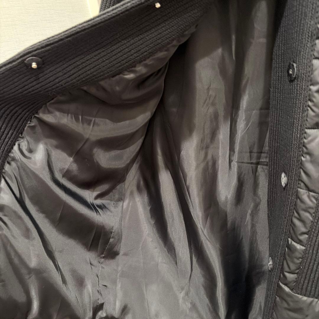 【新品】ヤマダヤ メトリーゼ 異素材フード付キルティングコート定価36000円