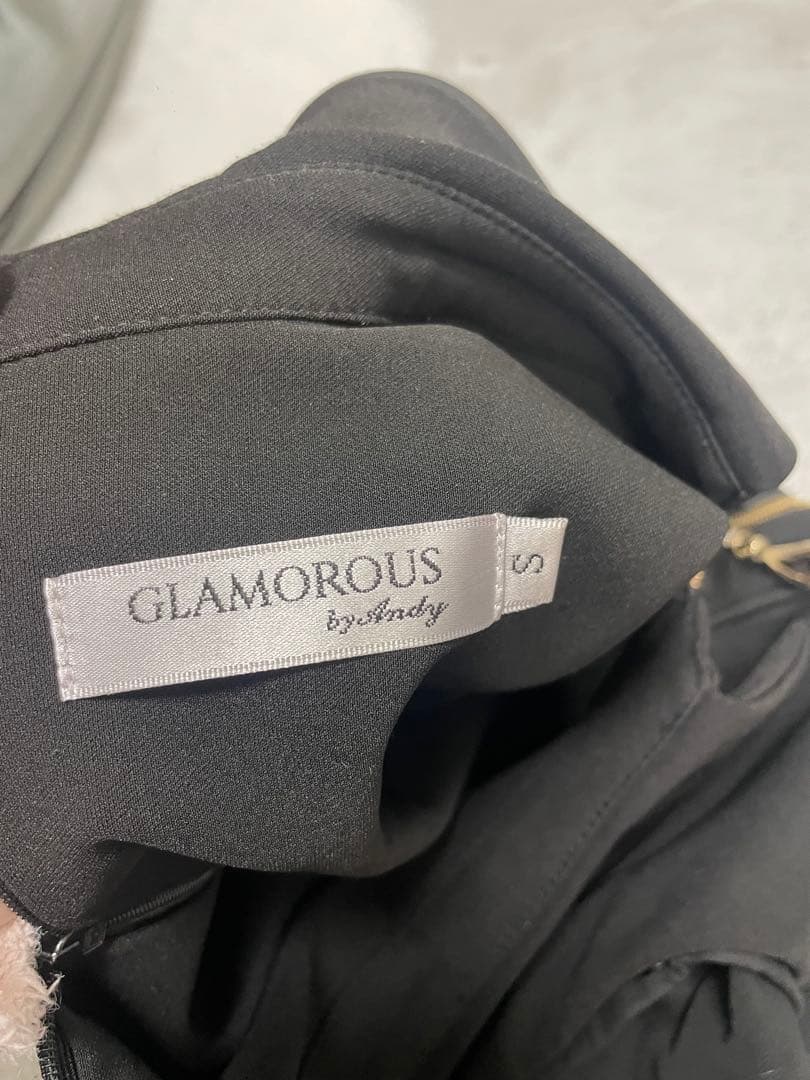 Andy glamorous 黒　ミニドレス
