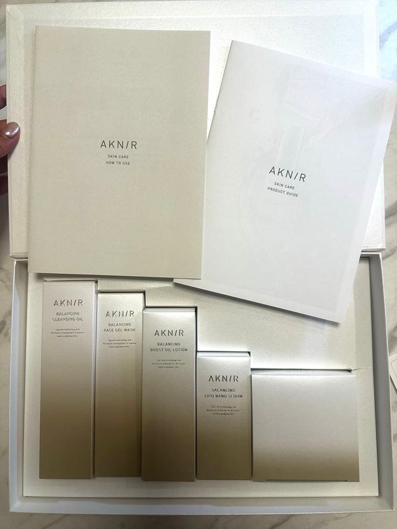 【新品未開封】アクニー　スキンケア5点セット　マスターパック　リポナノセラム