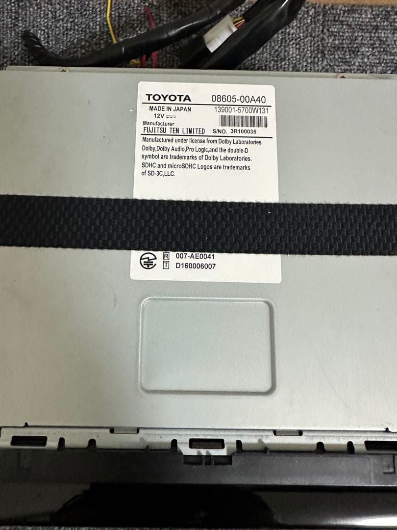 カーナビ TOYOTA NSZT-Y66T