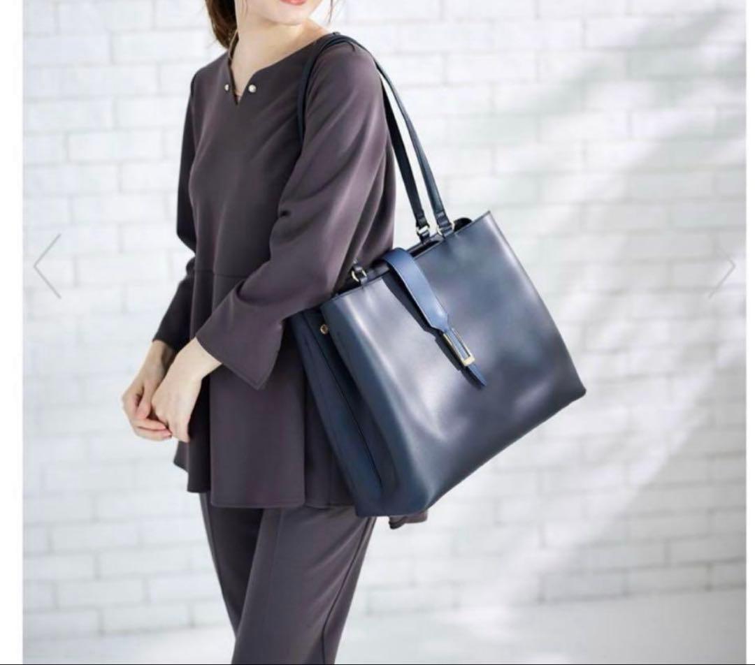 12twelve ajenda Mimi コラボ　トートバッグ チャコール