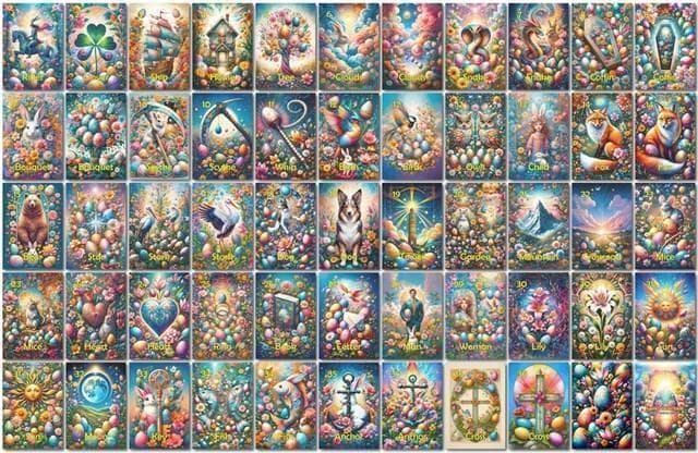 【正規品ルノルマンカード】キュート＆カラフル✨カード53枚✨イースターのデッキ