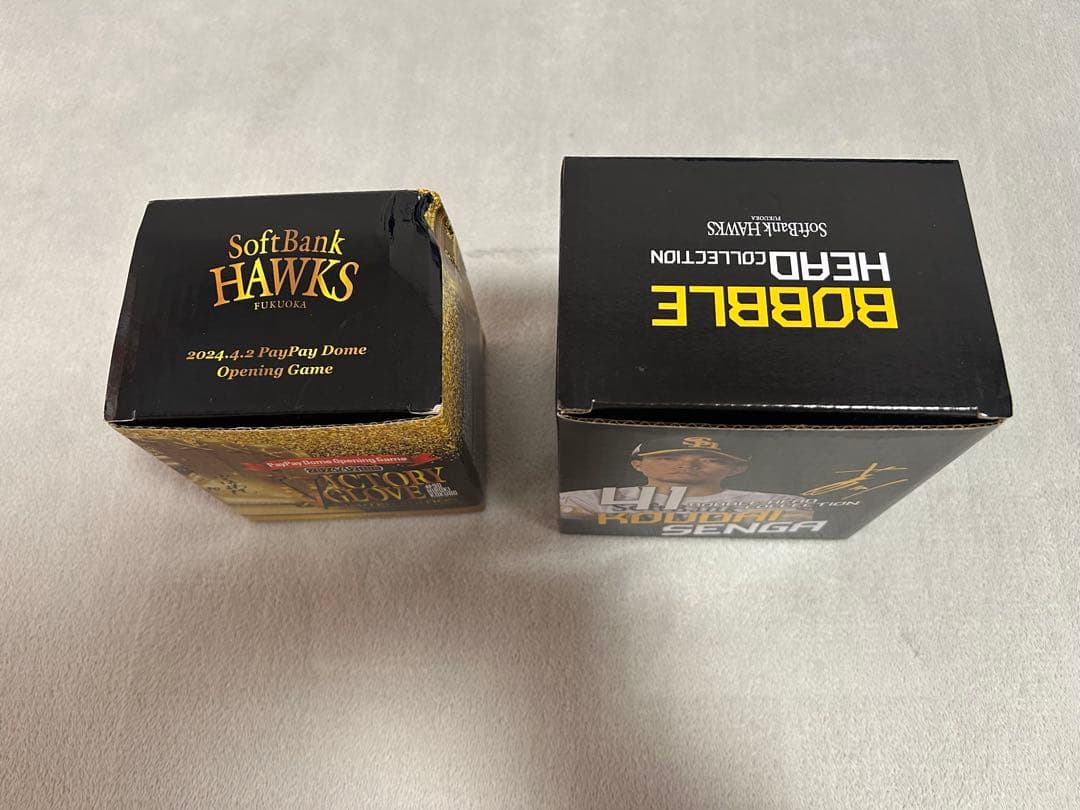 ソフト　千賀滉大選手 VICTORY GLOVE 小久保裕紀選手 ボブルヘッド