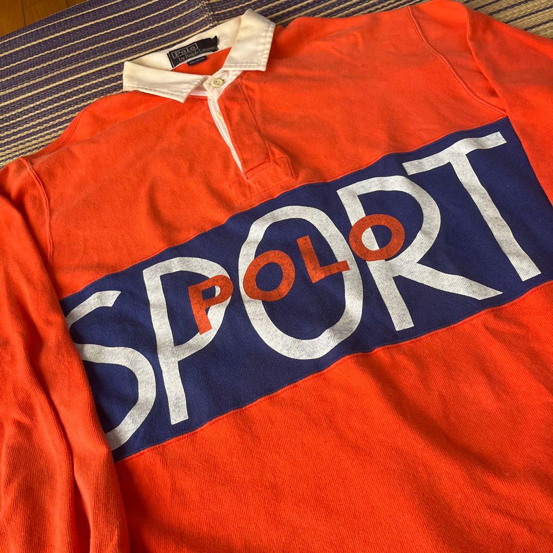 90s Polo Ralph Lauren Polo Sportラガーシャツ