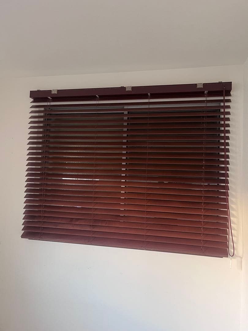 タチカワ ブラインド 木製 ダークブラウン