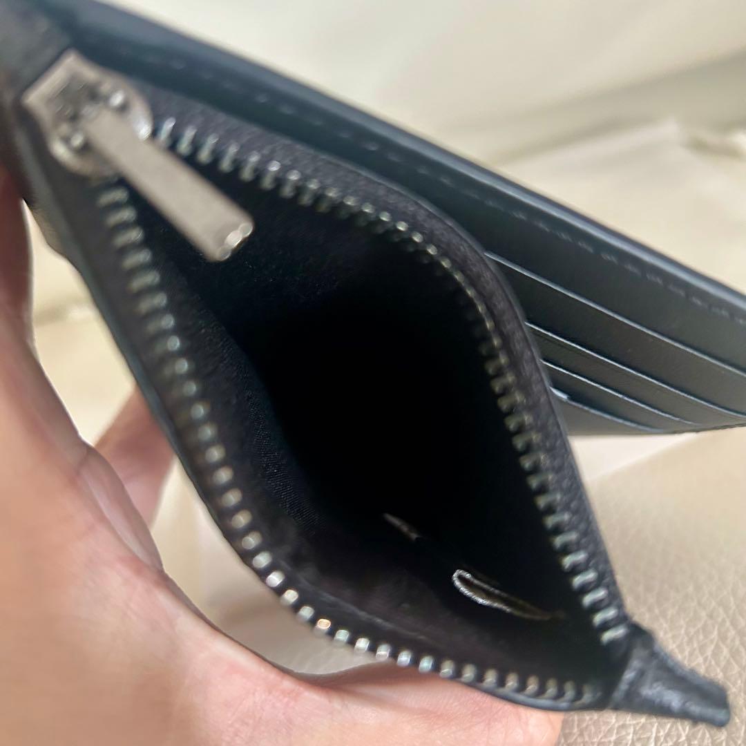 未使用　COACH　マネークリップ　折り財布　小銭入れ付き