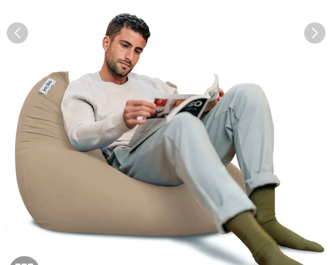 送料込・新品同様★Yogibo Mini ヨギボーミニ クリームホワイトベージュ