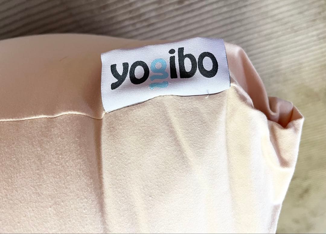 送料込・新品同様★Yogibo Mini ヨギボーミニ クリームホワイトベージュ