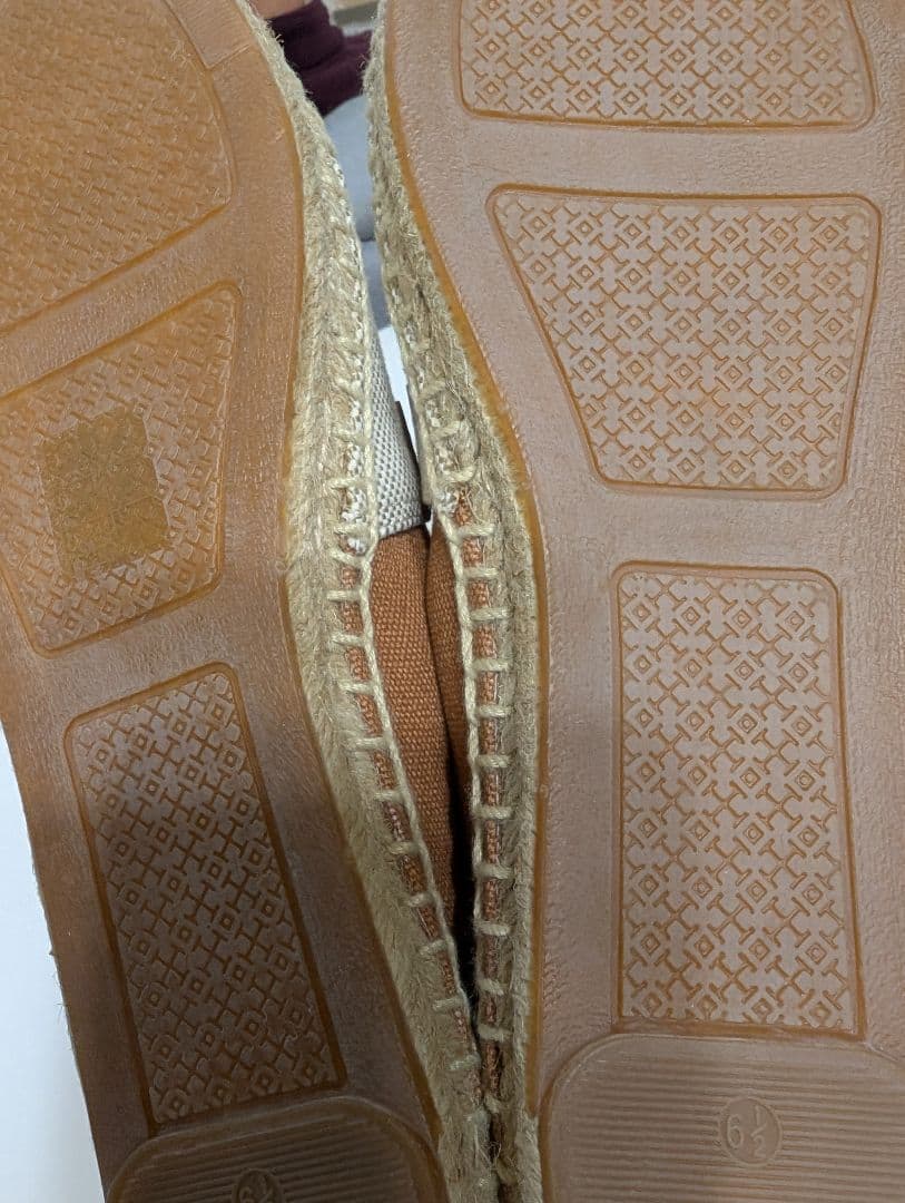 bell39　新品トリーバーチ　エスパドリーユスタイルシューズ23.5