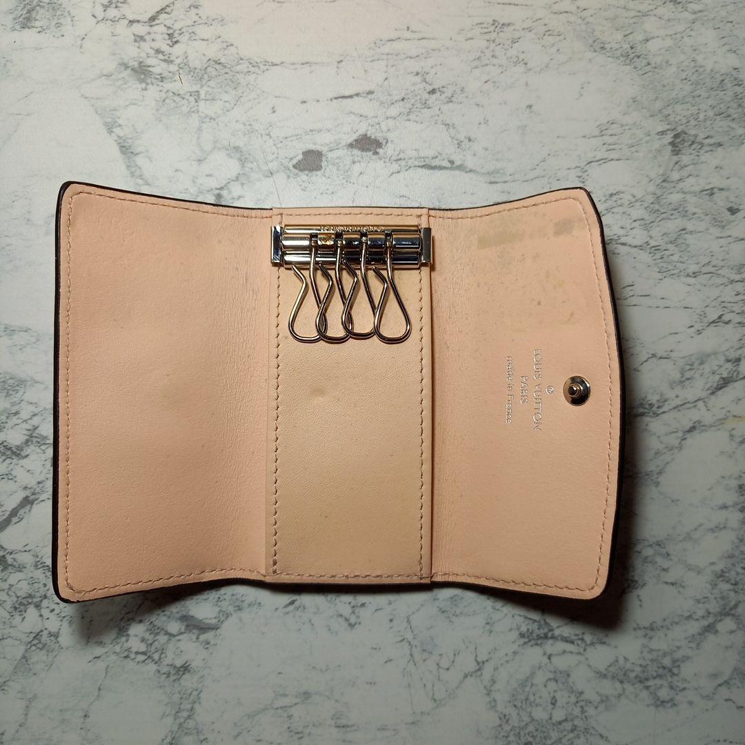 LOUIS VUITTON　マヒナ　ミュルティクレ4　レザーキーケース　ICタグ