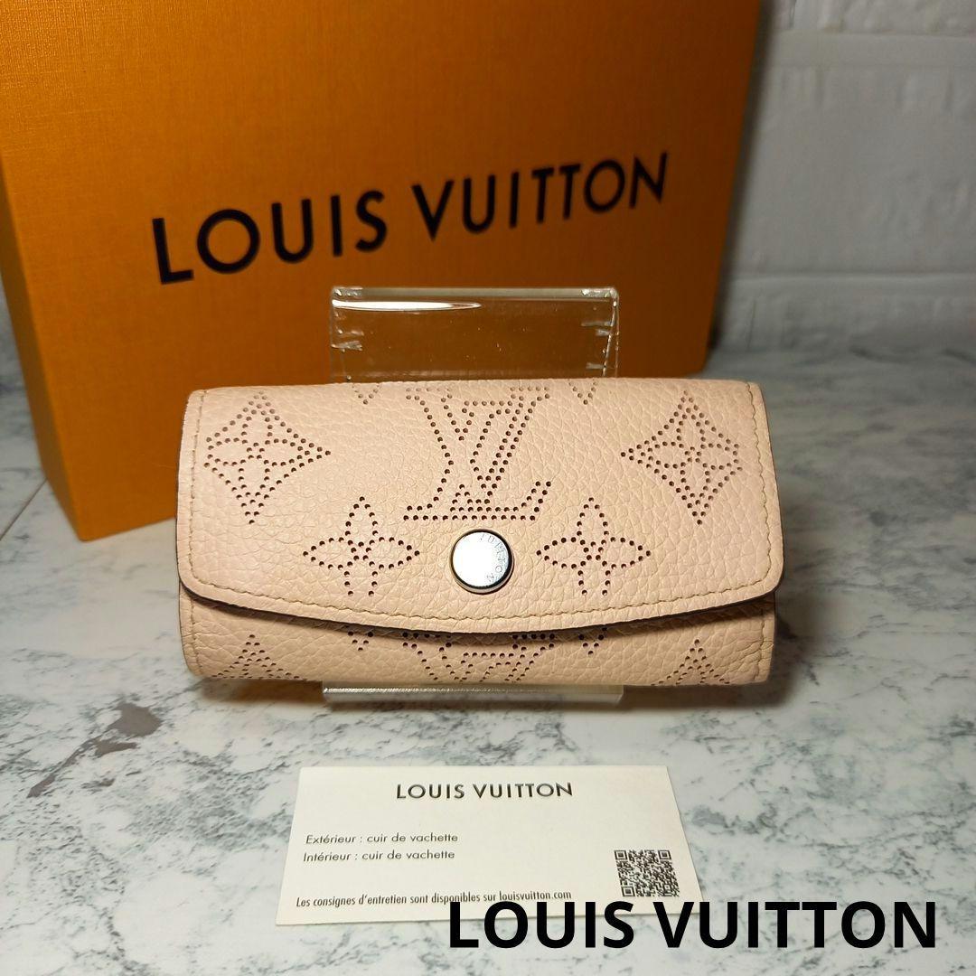 LOUIS VUITTON　マヒナ　ミュルティクレ4　レザーキーケース　ICタグ