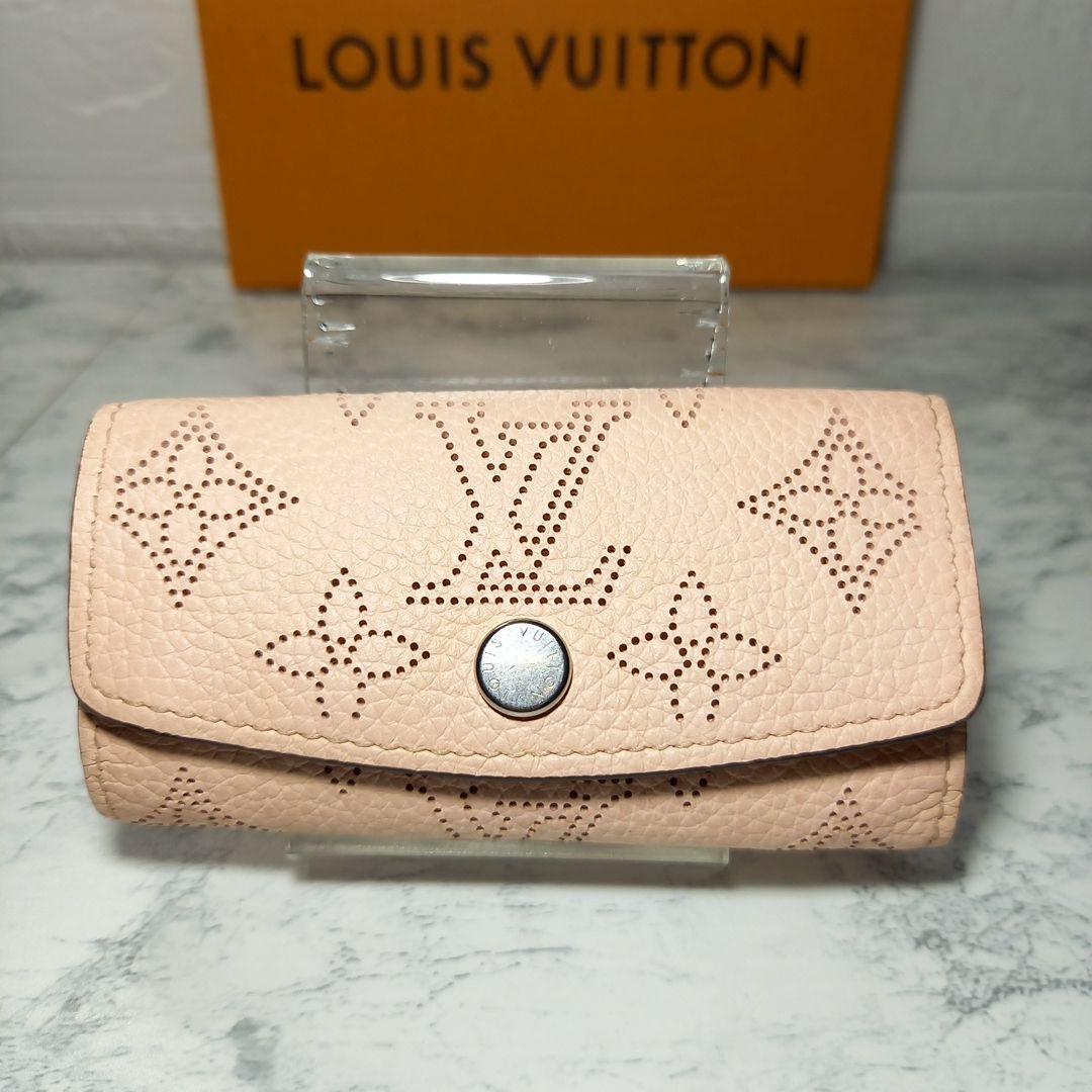 LOUIS VUITTON　マヒナ　ミュルティクレ4　レザーキーケース　ICタグ