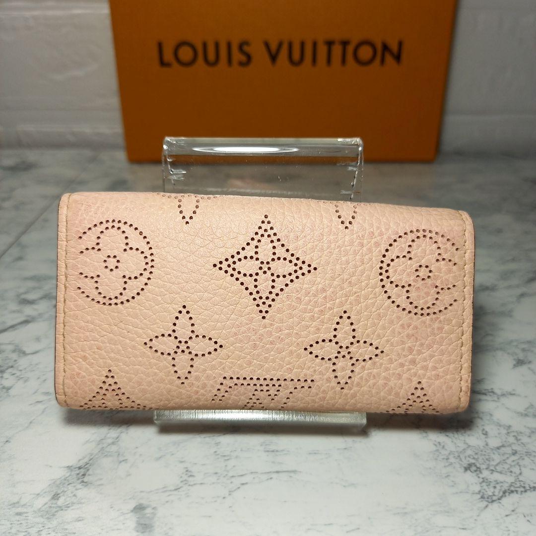 LOUIS VUITTON　マヒナ　ミュルティクレ4　レザーキーケース　ICタグ