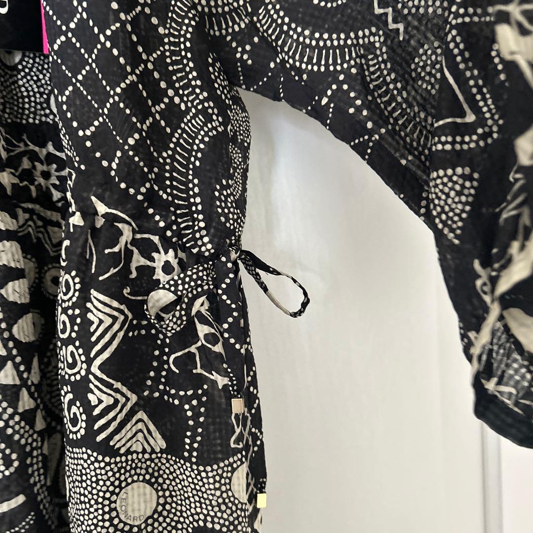 LEONARD 42 チュニック 新品未使用品タグ付き七分袖 シルク100%