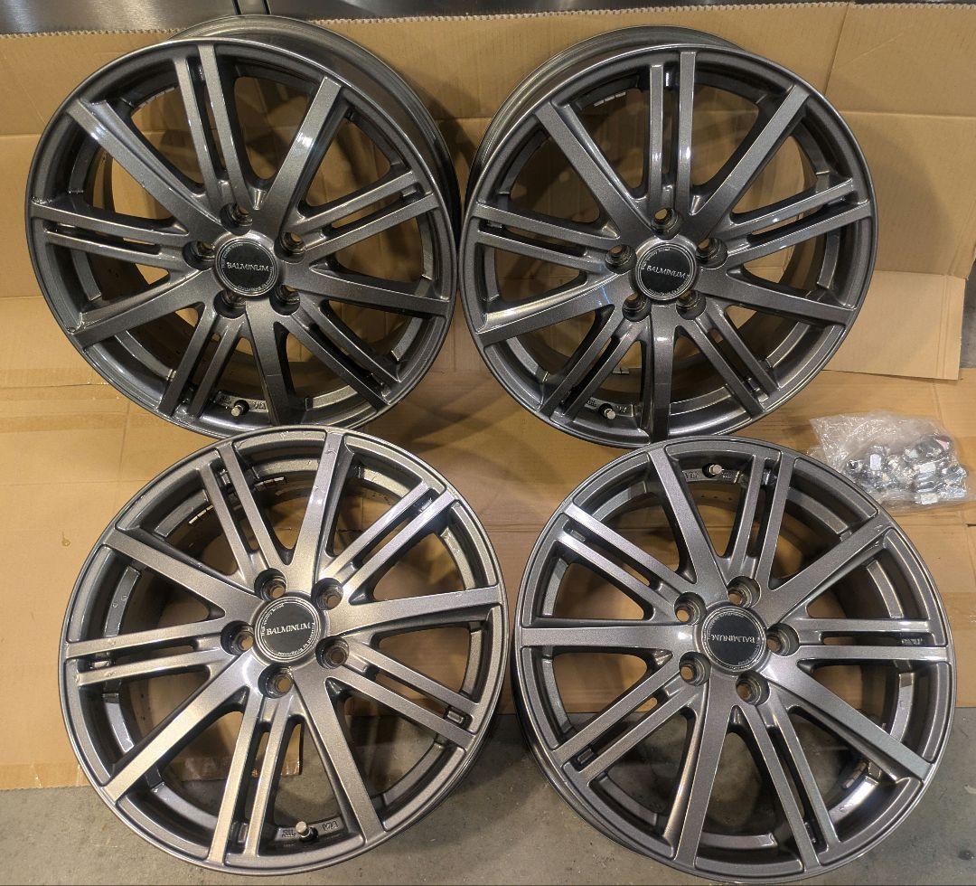16インチ アルミ 4本セット バルミナ ナット付