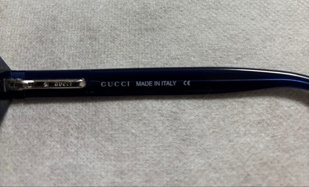 90s gucci サングラス 上杉柊平 氏 着用 モデル　ダークブルー