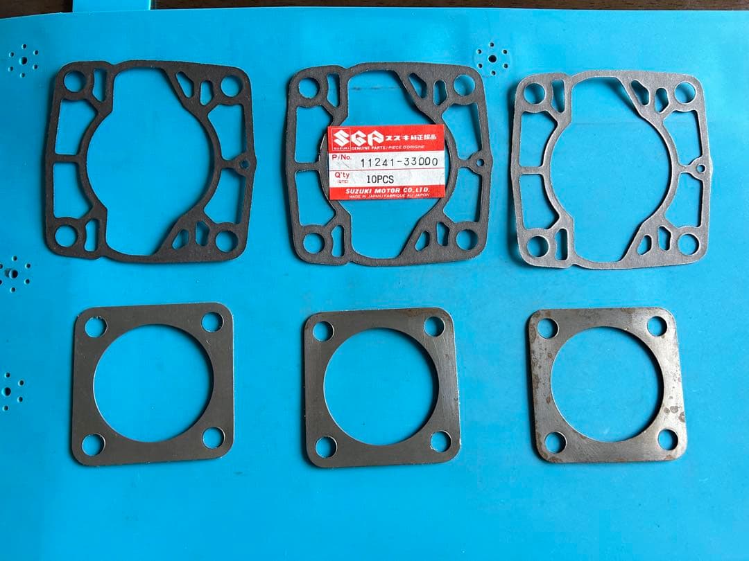 スズキ　GT380 純正「ベッドガスケットセット」